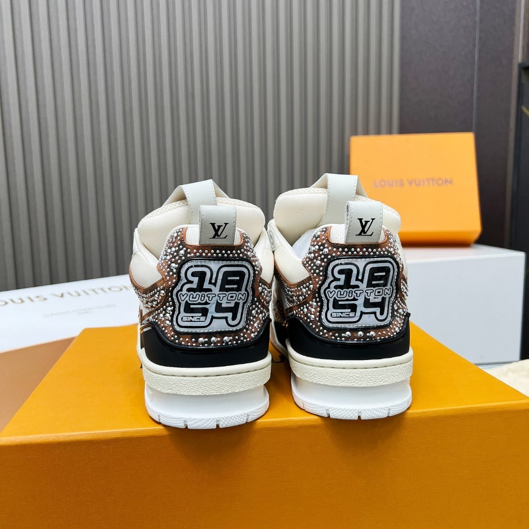 WHITE MESH PLATFORM SNEAKERS WITH LOGO DETAILS