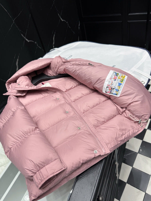 HOODED PUFFER DOWN JACKET