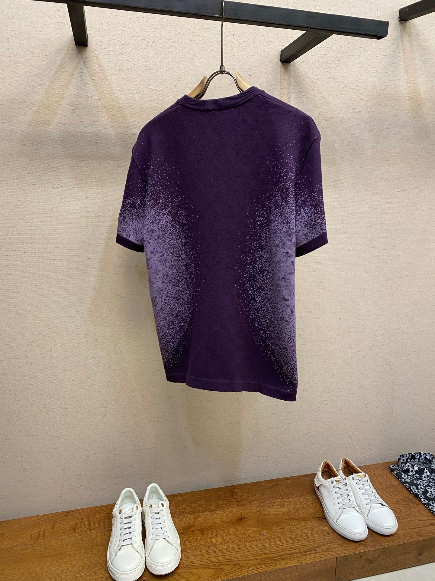 GRADIENT SPECKLED SHORT SLEEVE T-SHIRT