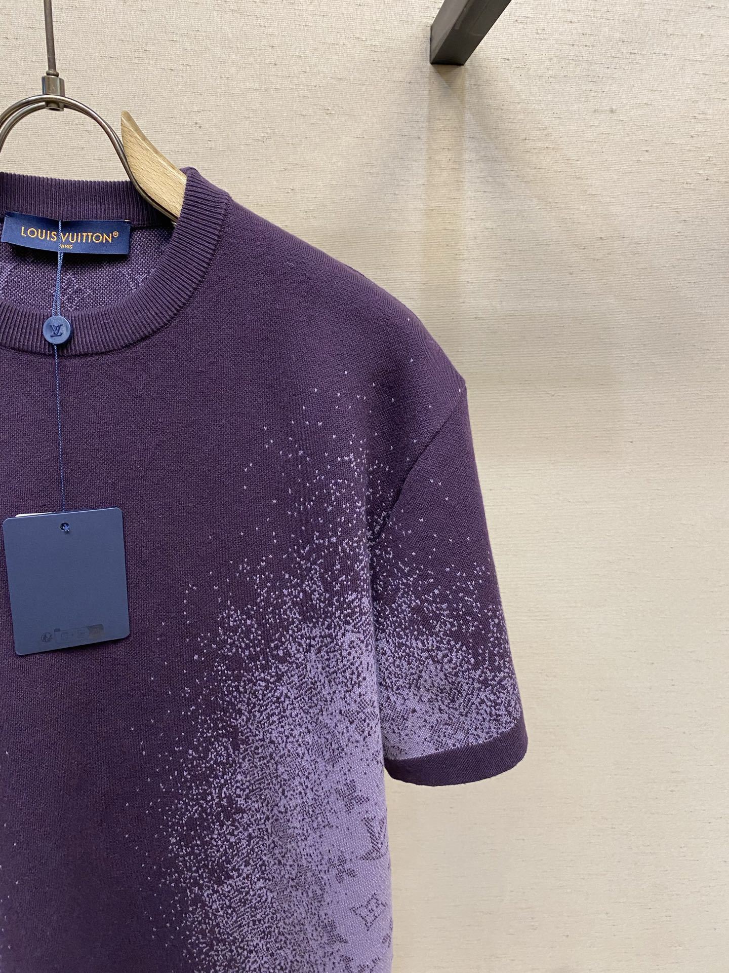 GRADIENT SPECKLED SHORT SLEEVE T-SHIRT