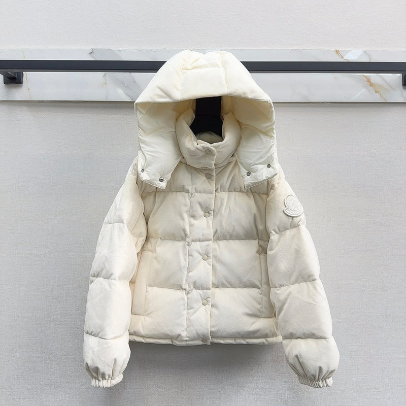 HOODED QUILTED WINTER PUFFER JACKET