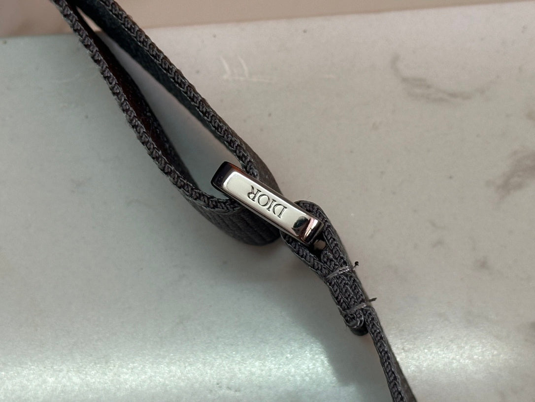 SIGNATURE PATTERN CANVAS CROSSBODY BAG WITH ADJUSTABLE STRAP