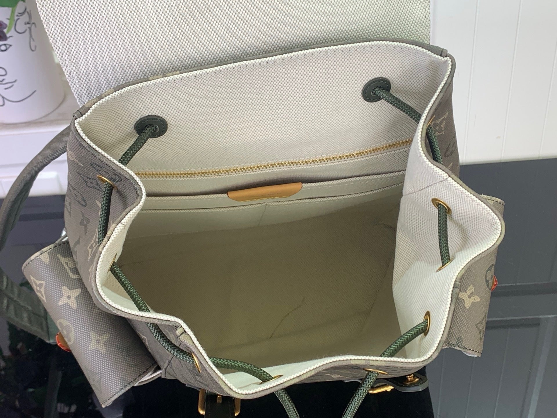 Monogram Canvas Utility Backpack