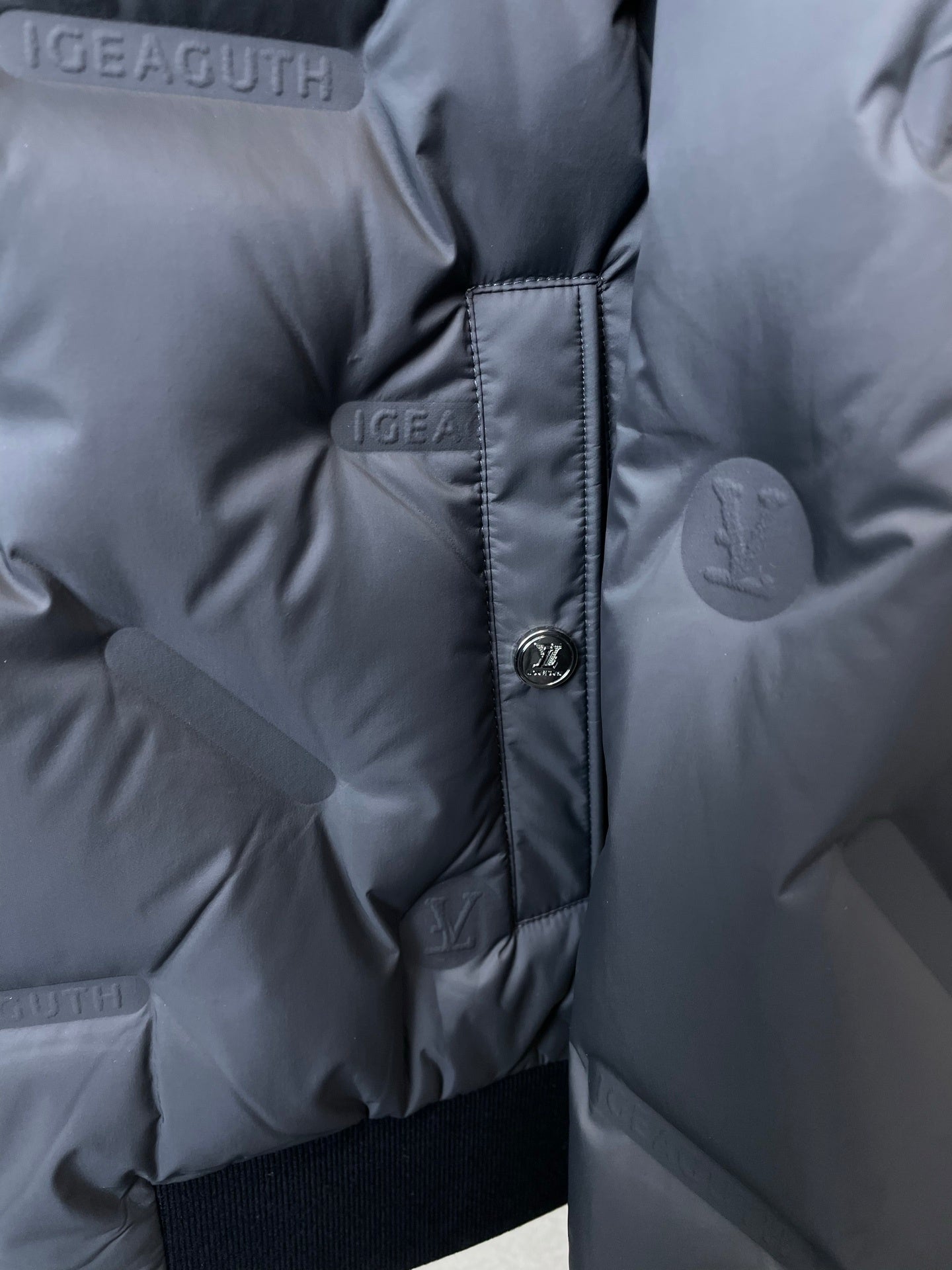 QUILTED PUFFER JACKET WITH STAND COLLAR