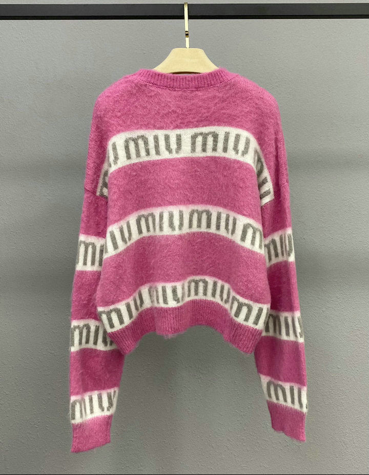 STRIPED KNIT SWEATER