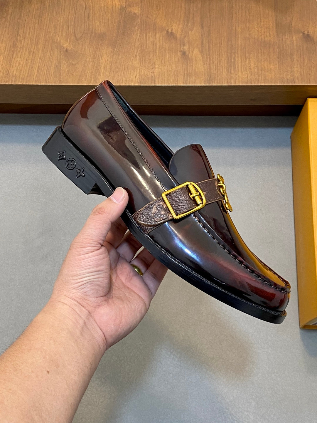 PATENT LEATHER LOAFERS