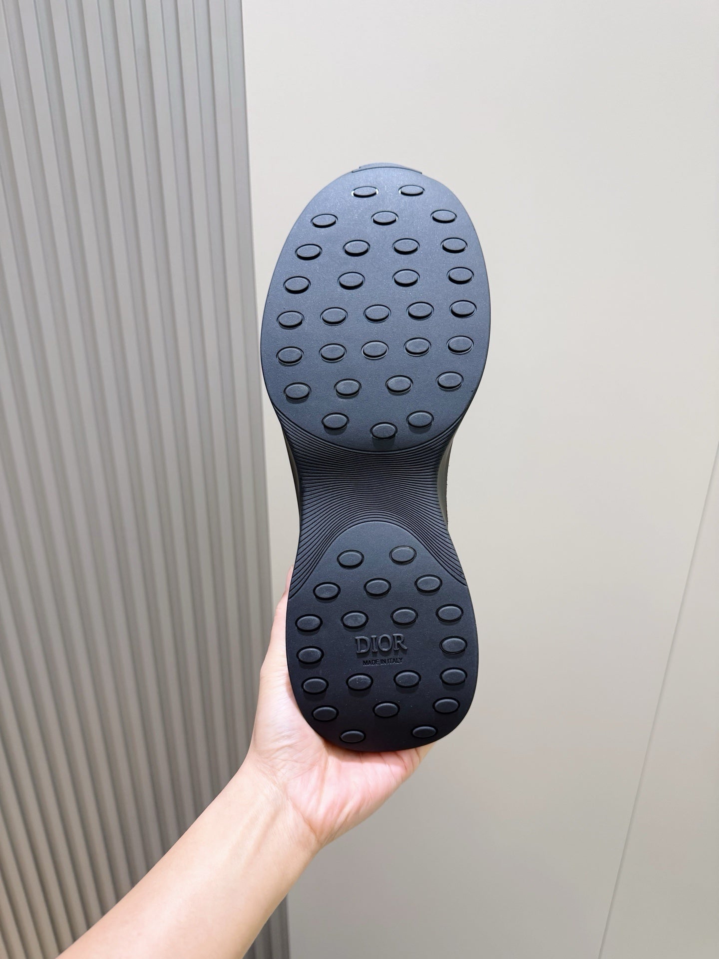 BLACK MONOGRAM PANEL SPORT SNEAKERS