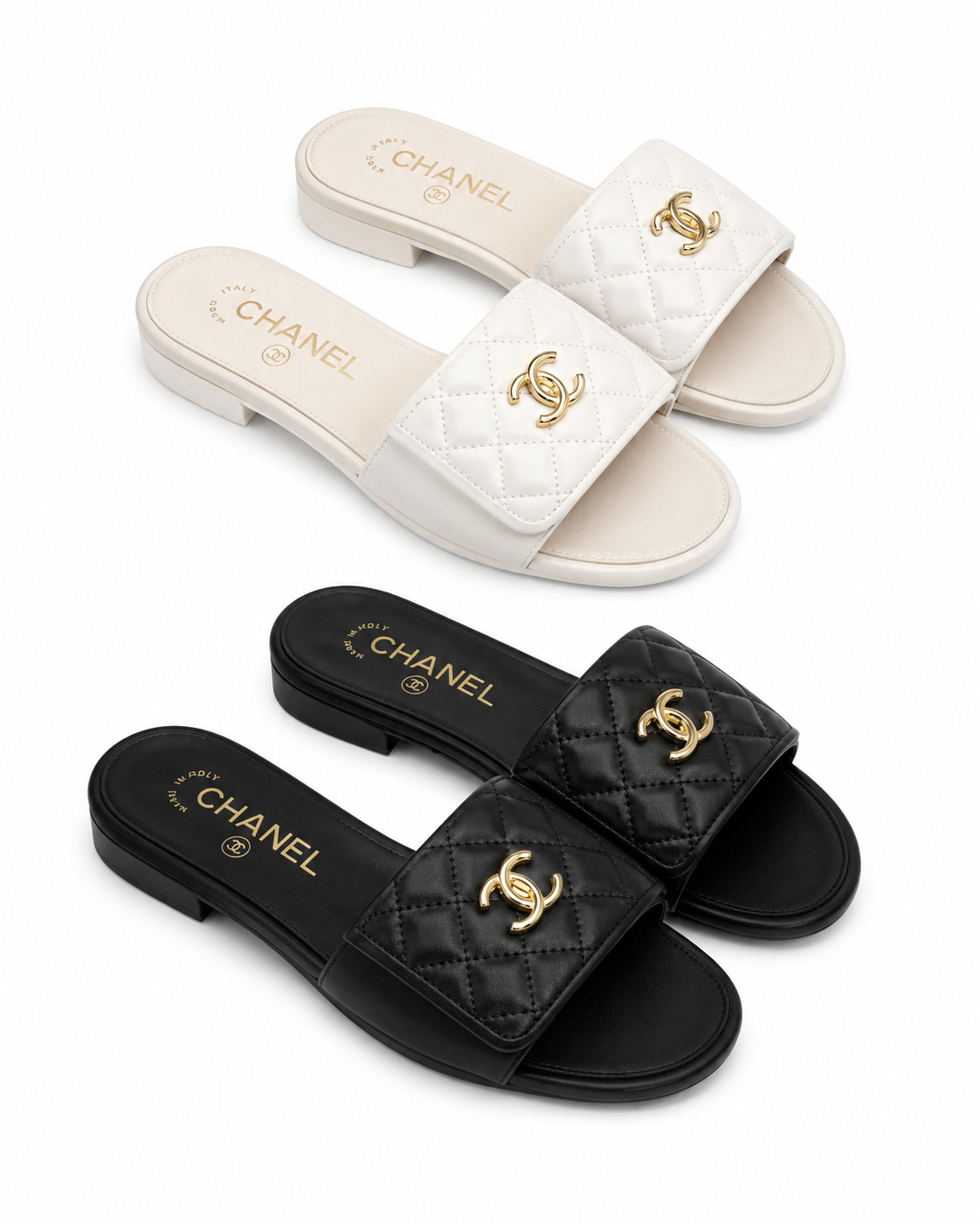 GOLD-TONE SANDALS