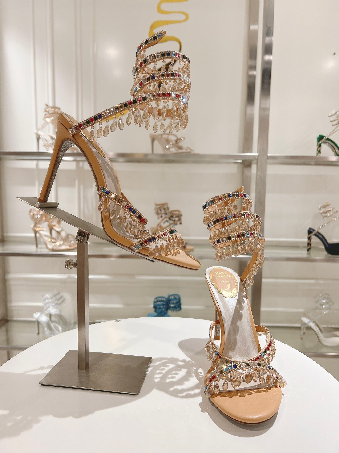 GOLDEN CASCADE HEELS