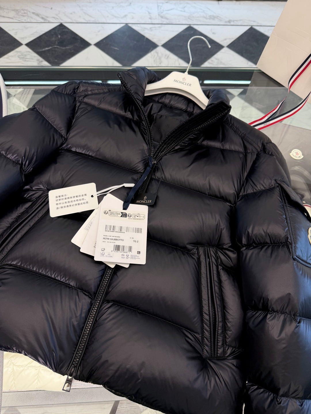 LUXURY QUILTED PUFFER DOWN JACKET