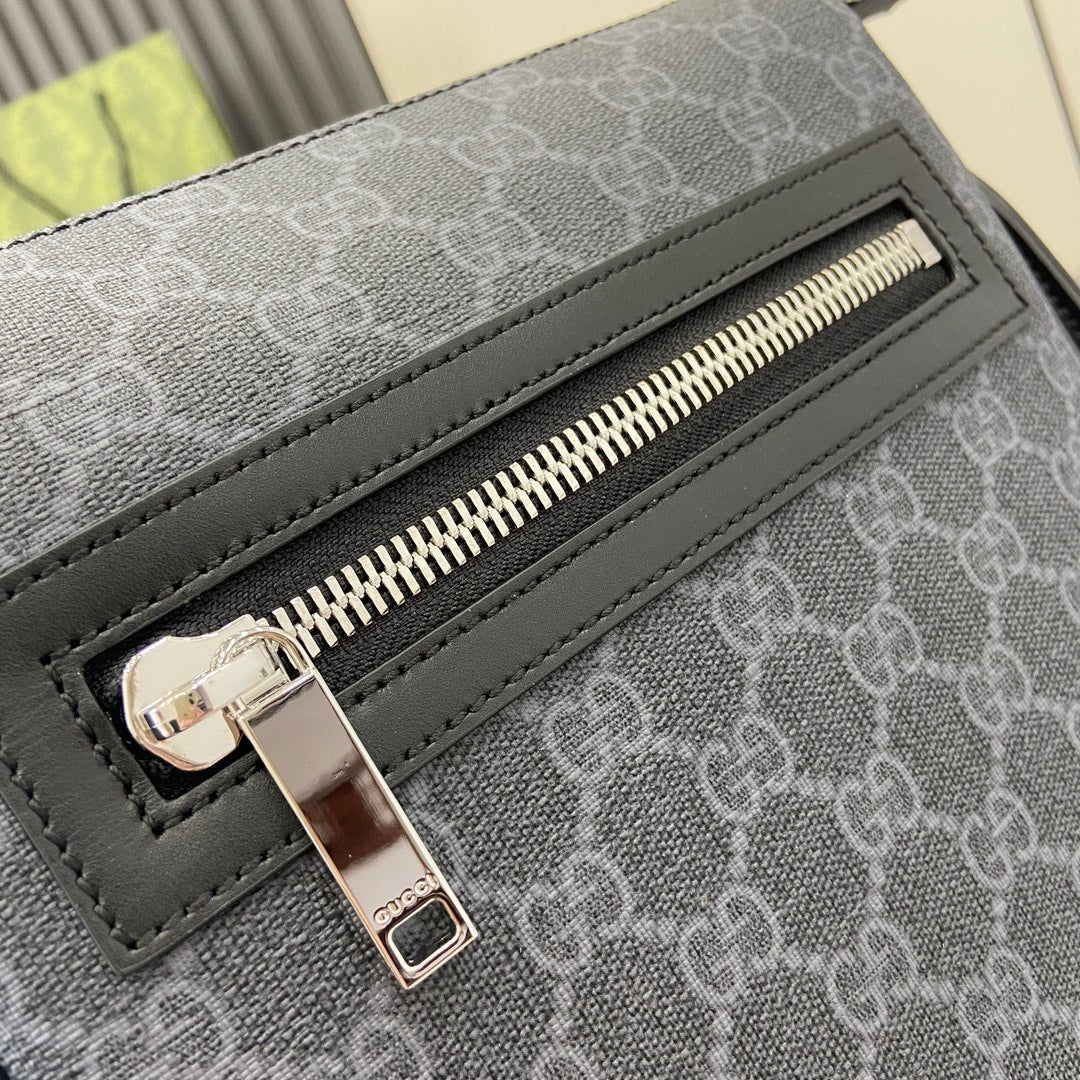 COMPACT CANVAS CROSSBODY BAG