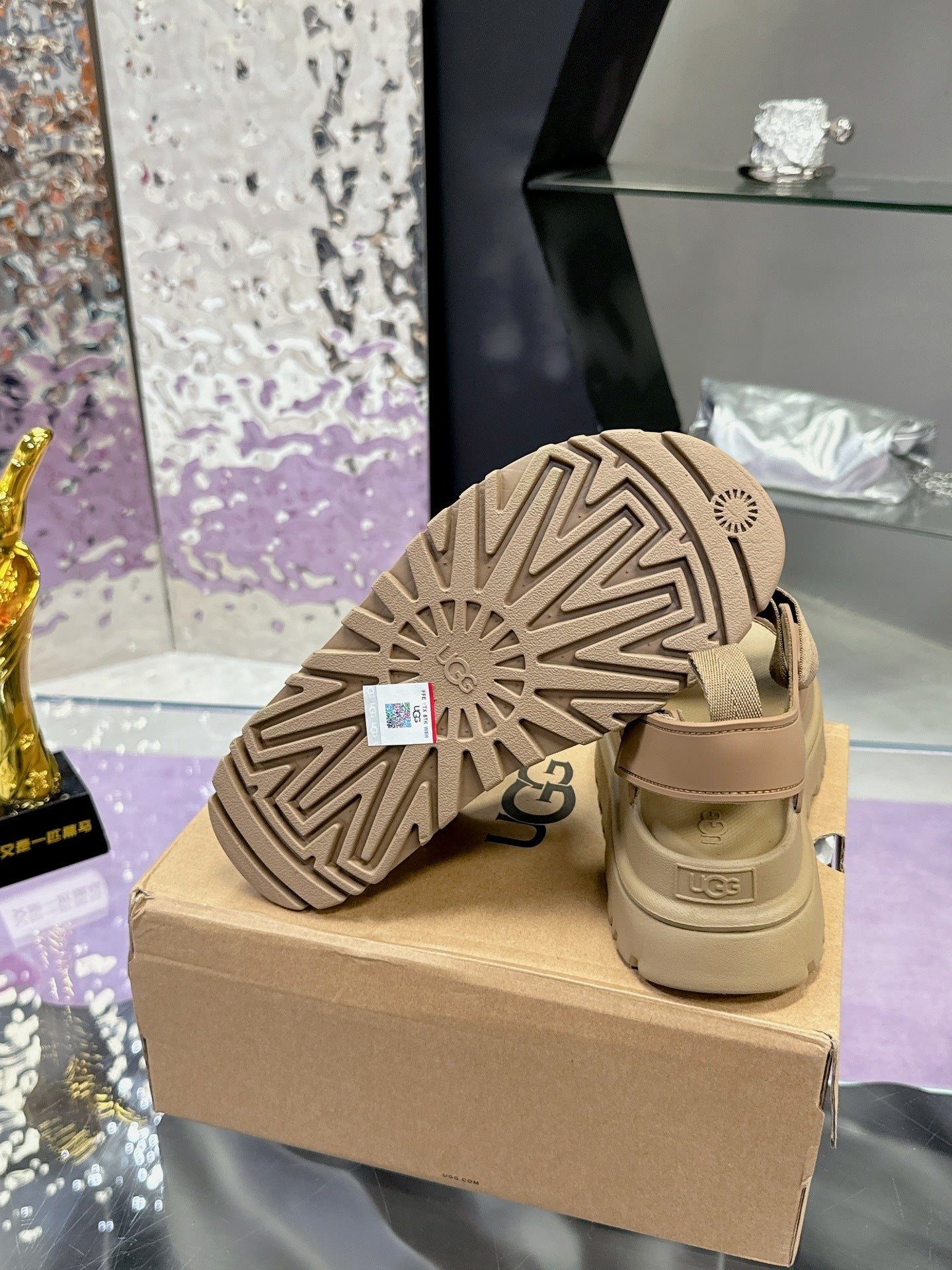 PLATFORM SANDALS – SAND