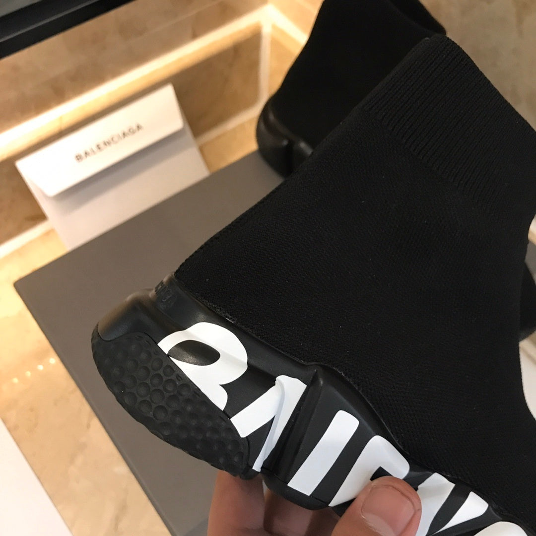LOGO SOLE SOCK TRAINER SNEAKERS
