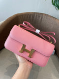 PINK STRUCTURED CROSSBODY BAG