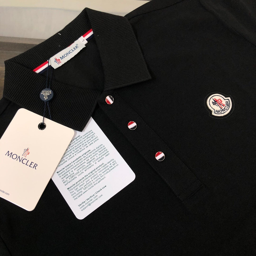 SIGNATURE STRIPE TRIM LOGO POLO SHIRT