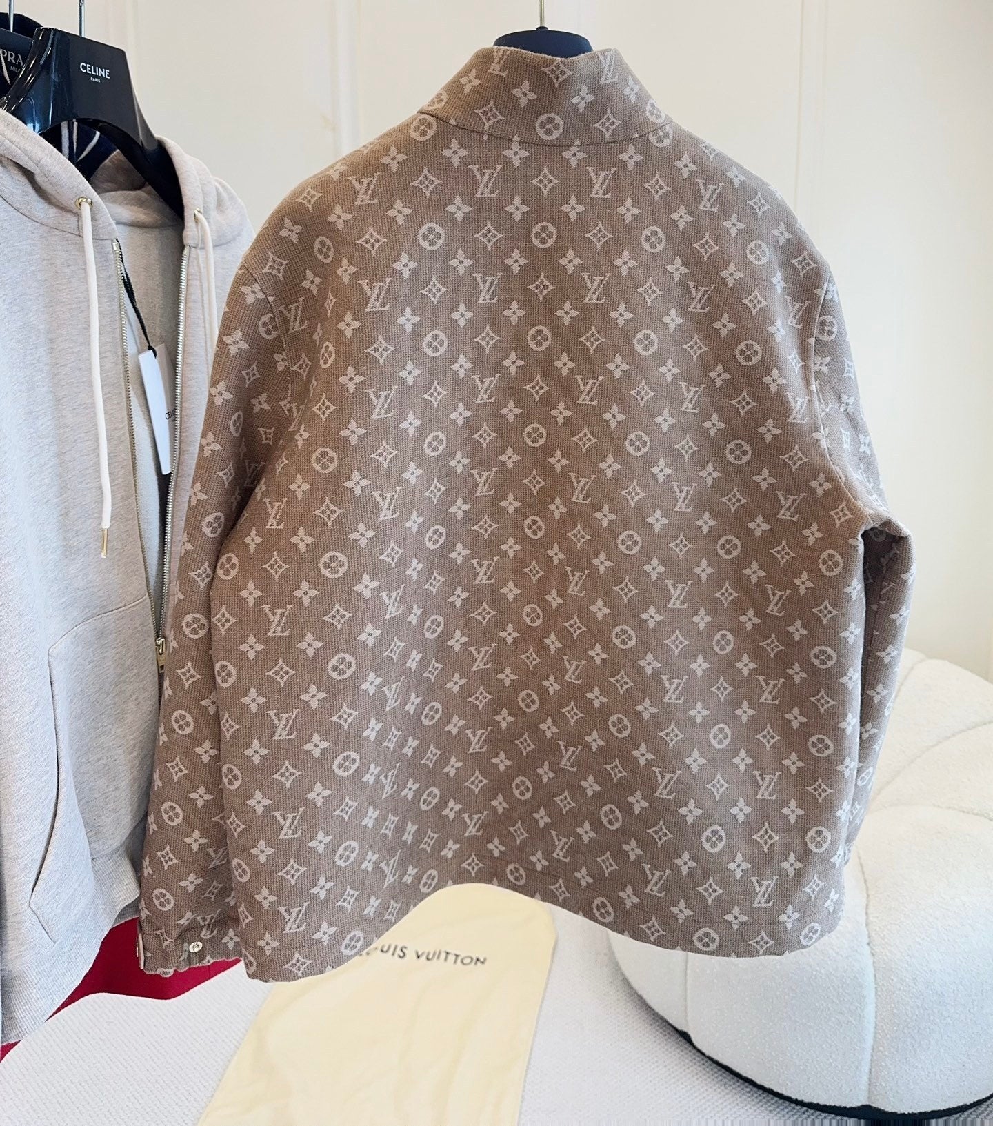 MONOGRAM ZIP-UP JACKET