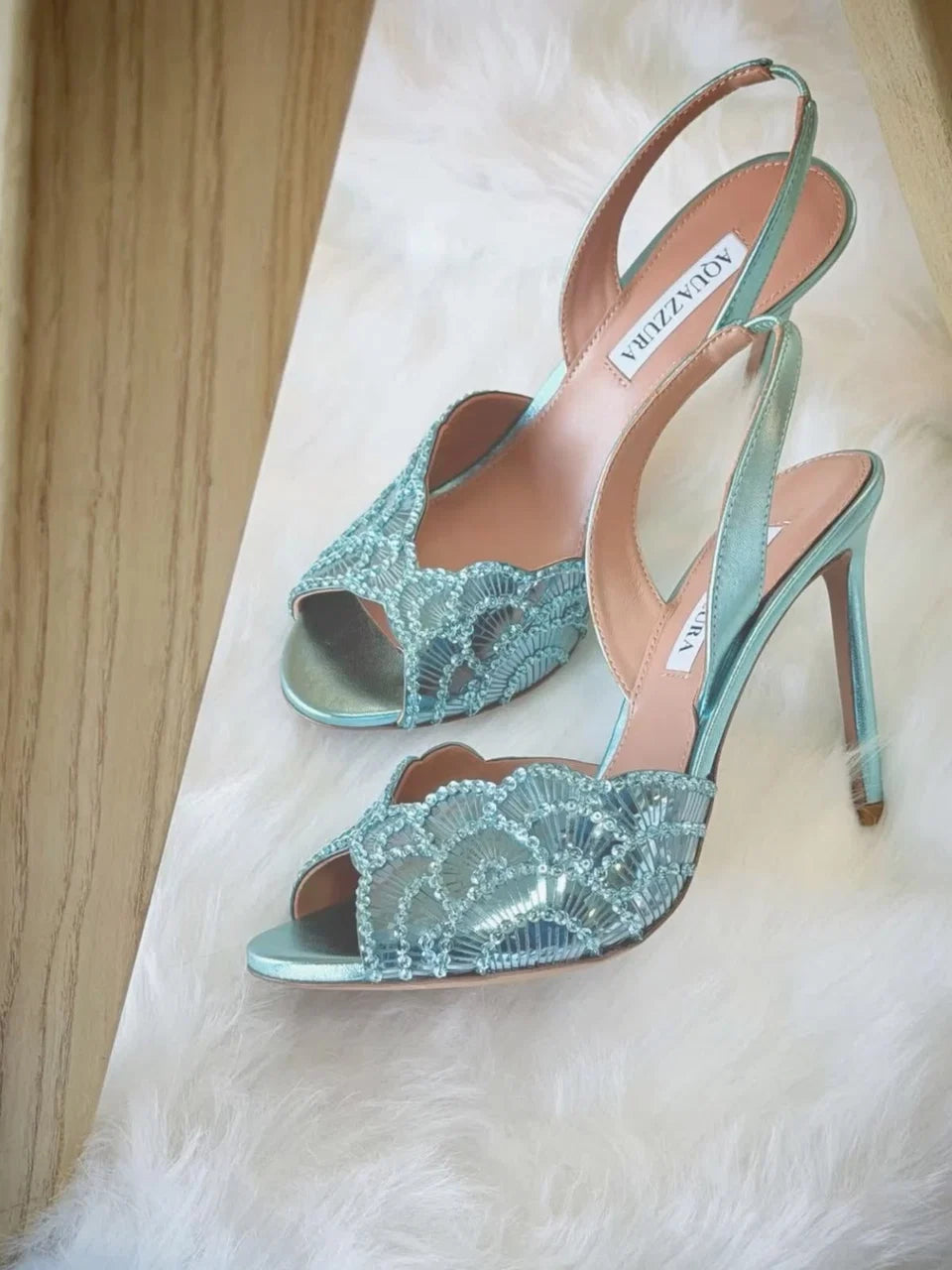 EMBELLISHED MULE HEELS