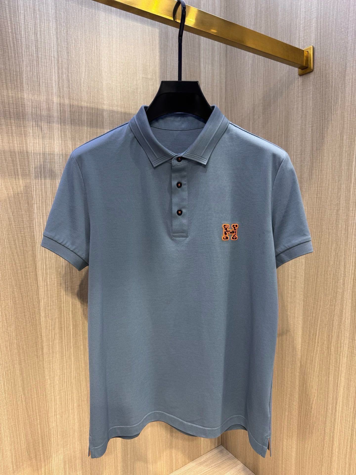 CLASSIC POLO SHIRTS WITH EMBROIDERED CHEST DETAIL