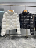 QUILTED HIGH-NECK PUFFER DOWN JACKET
