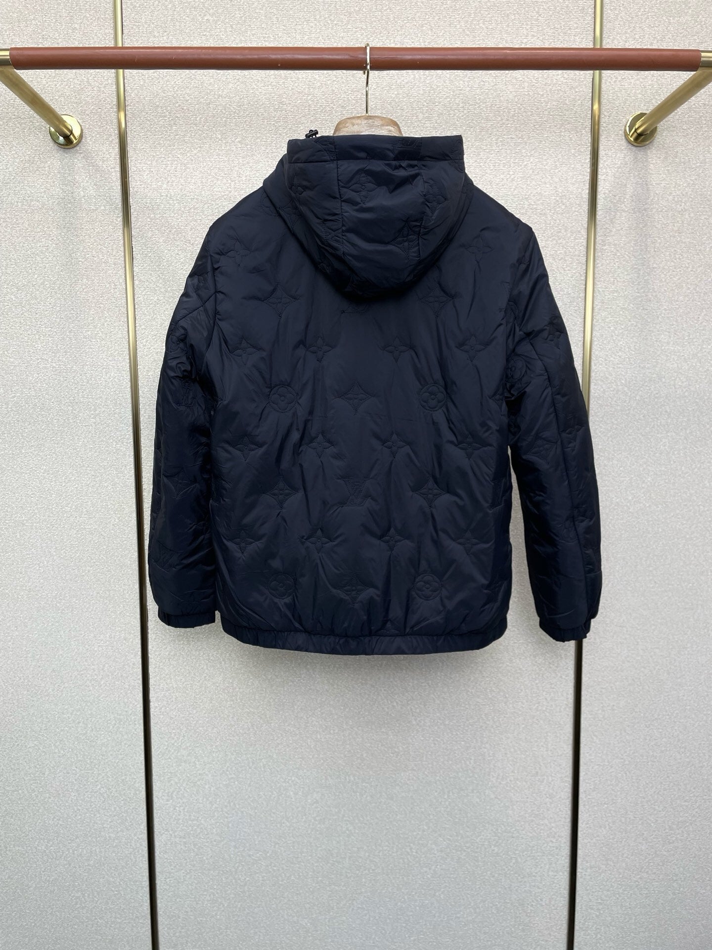 QUILTED INSULATED ZIP JACKET WITH HOOD