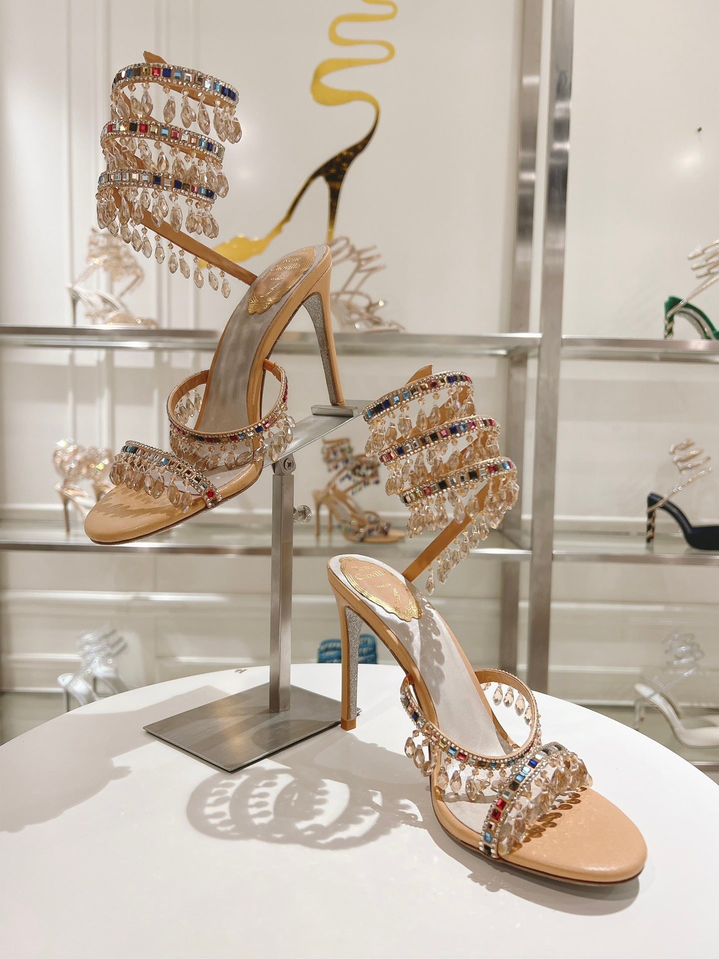 GOLDEN CASCADE HEELS