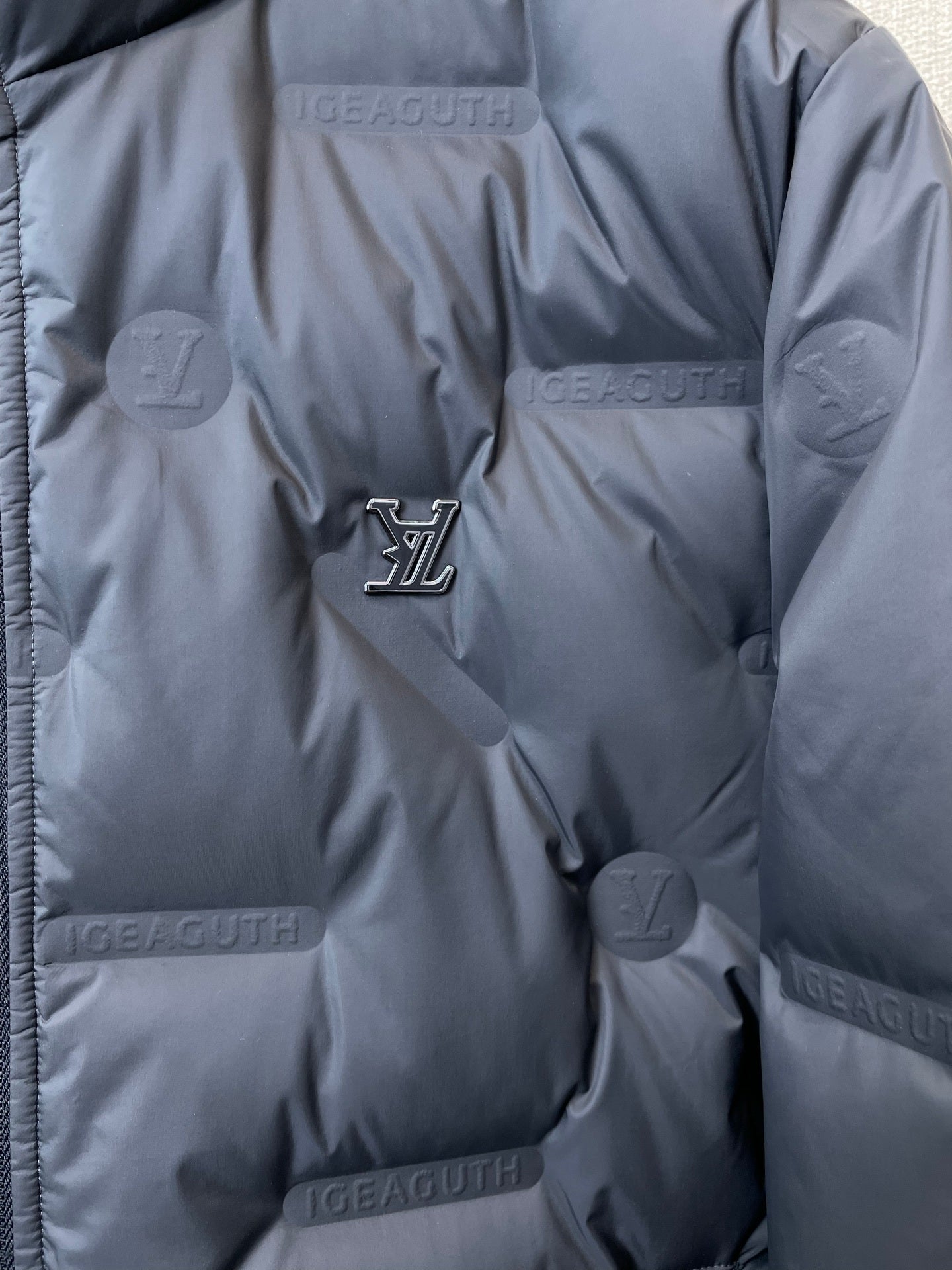 QUILTED PUFFER JACKET WITH STAND COLLAR