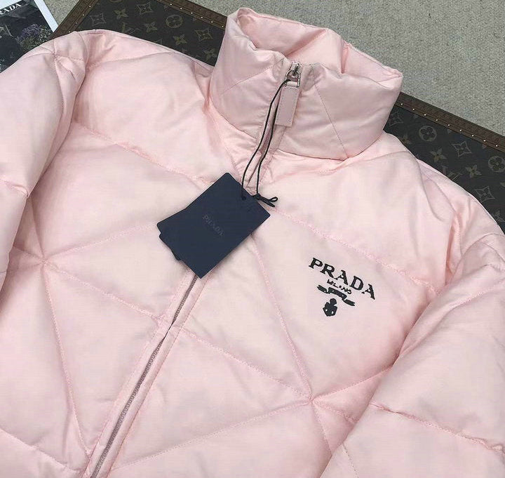 QUILTED CROPPED PUFFER JACKET