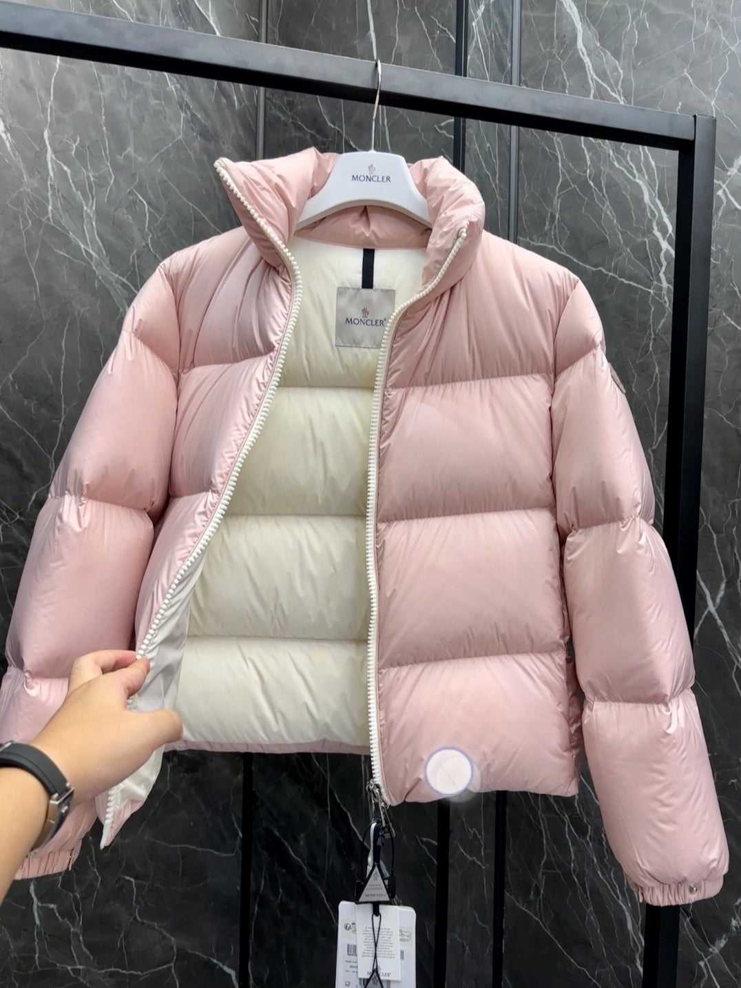 CLASSIC QUILTED ZIP PUFFER JACKET