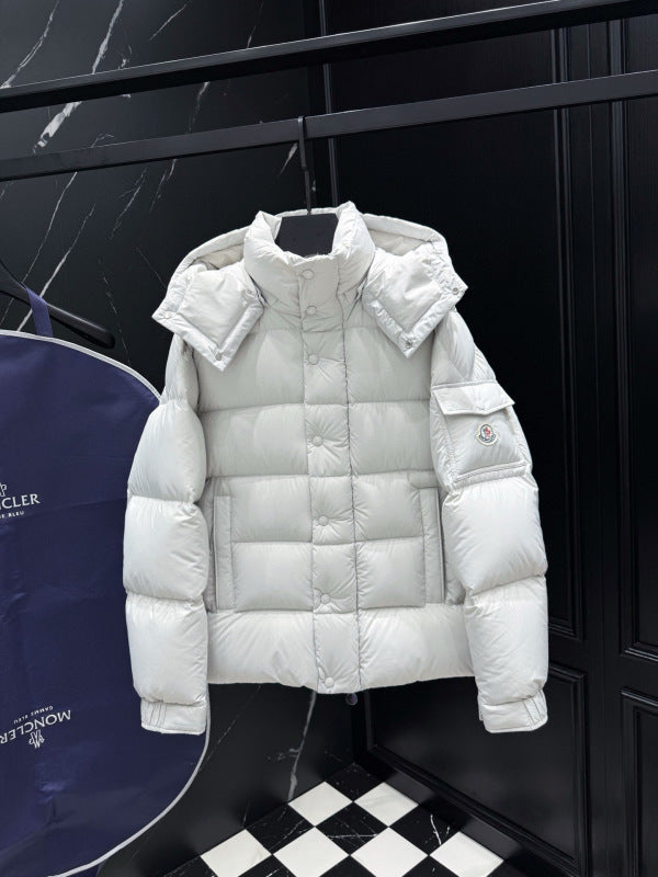 HOODED PUFFER DOWN JACKET