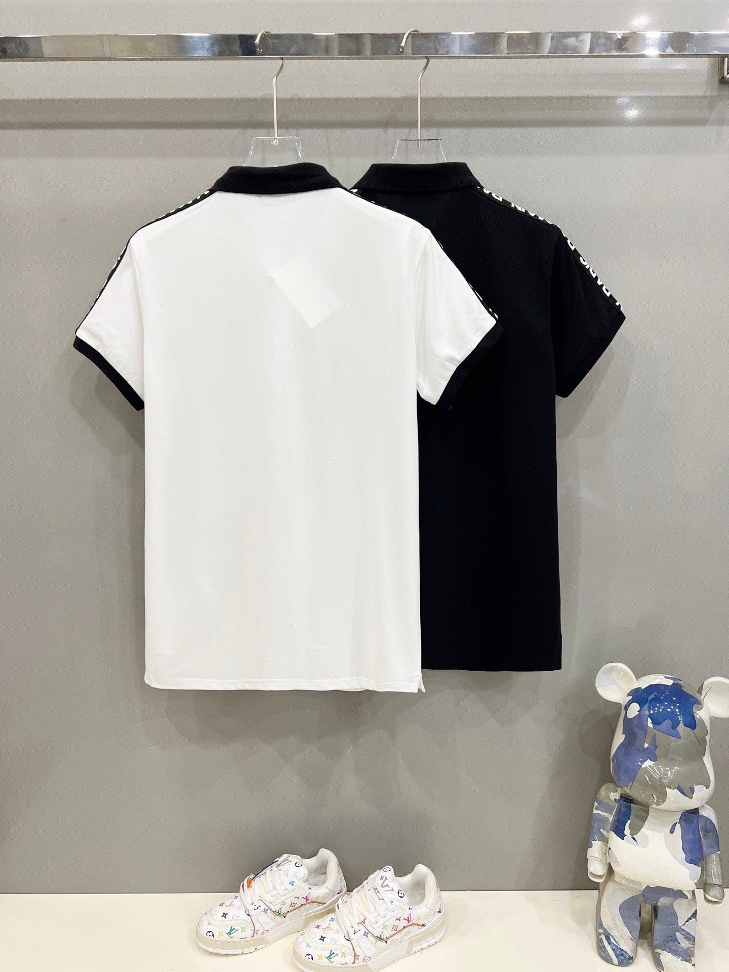 LOGO TAPE TRIM POLO SHIRT