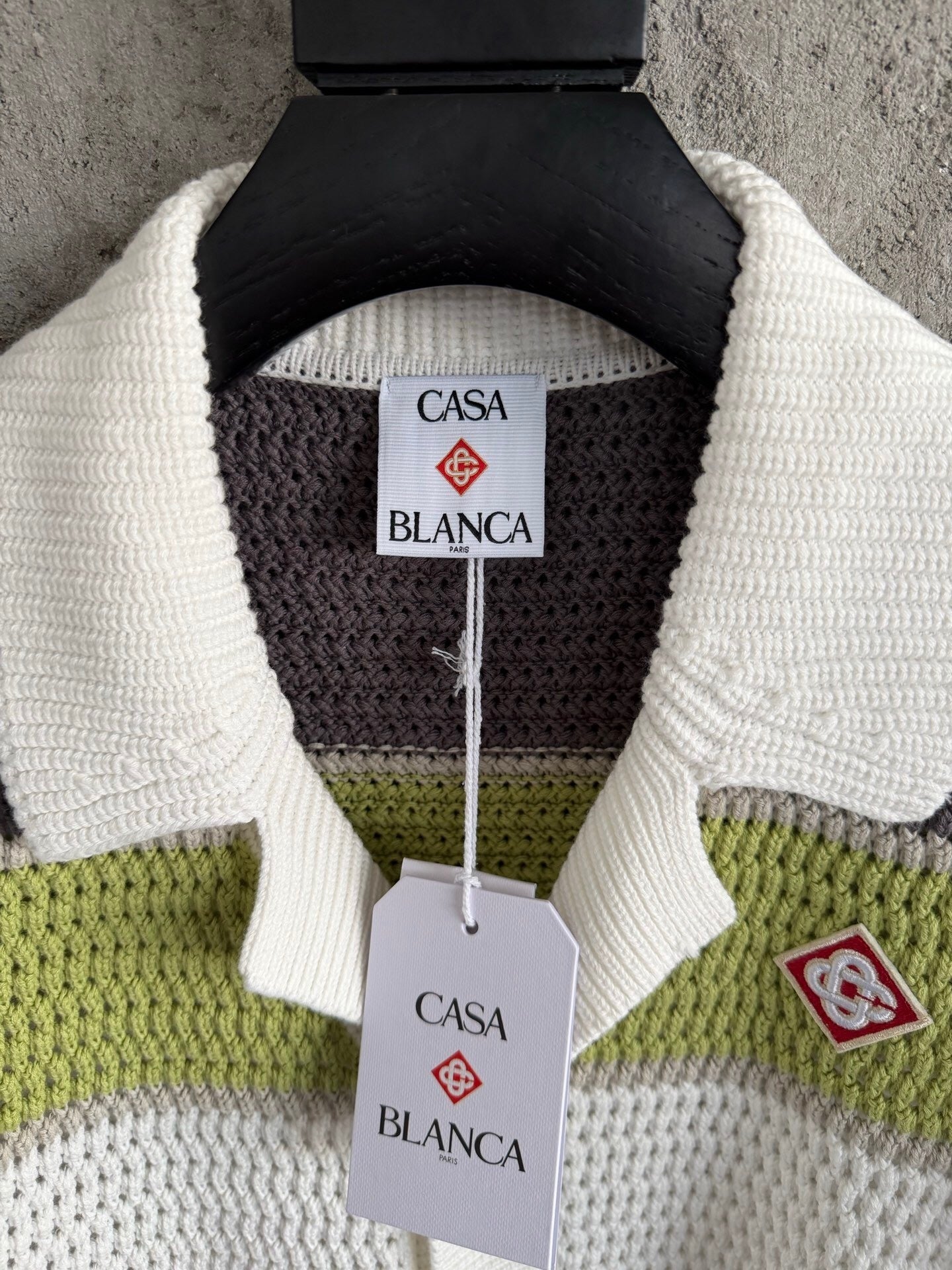COLOR BLOCK KNIT SHORT SET