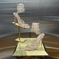 CHAMPAGNE CASCADE HEELS