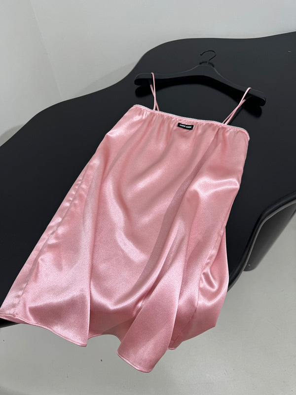 SATIN STRAP CAMI TOP