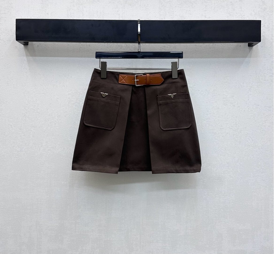 TAILORED BELTED BLAZER & MINI SKIRT SET