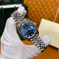 LUXURY BLUE DIAL DIAMOND WATCH