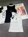 LOGO RIBBED SLEEVELESS TANK TOP