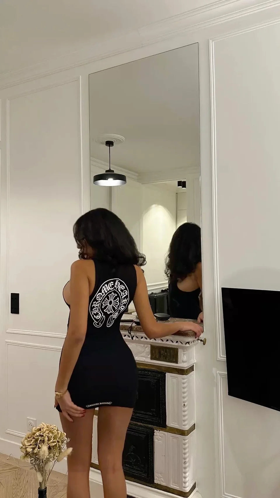 GRAPHIC MINI DRESS