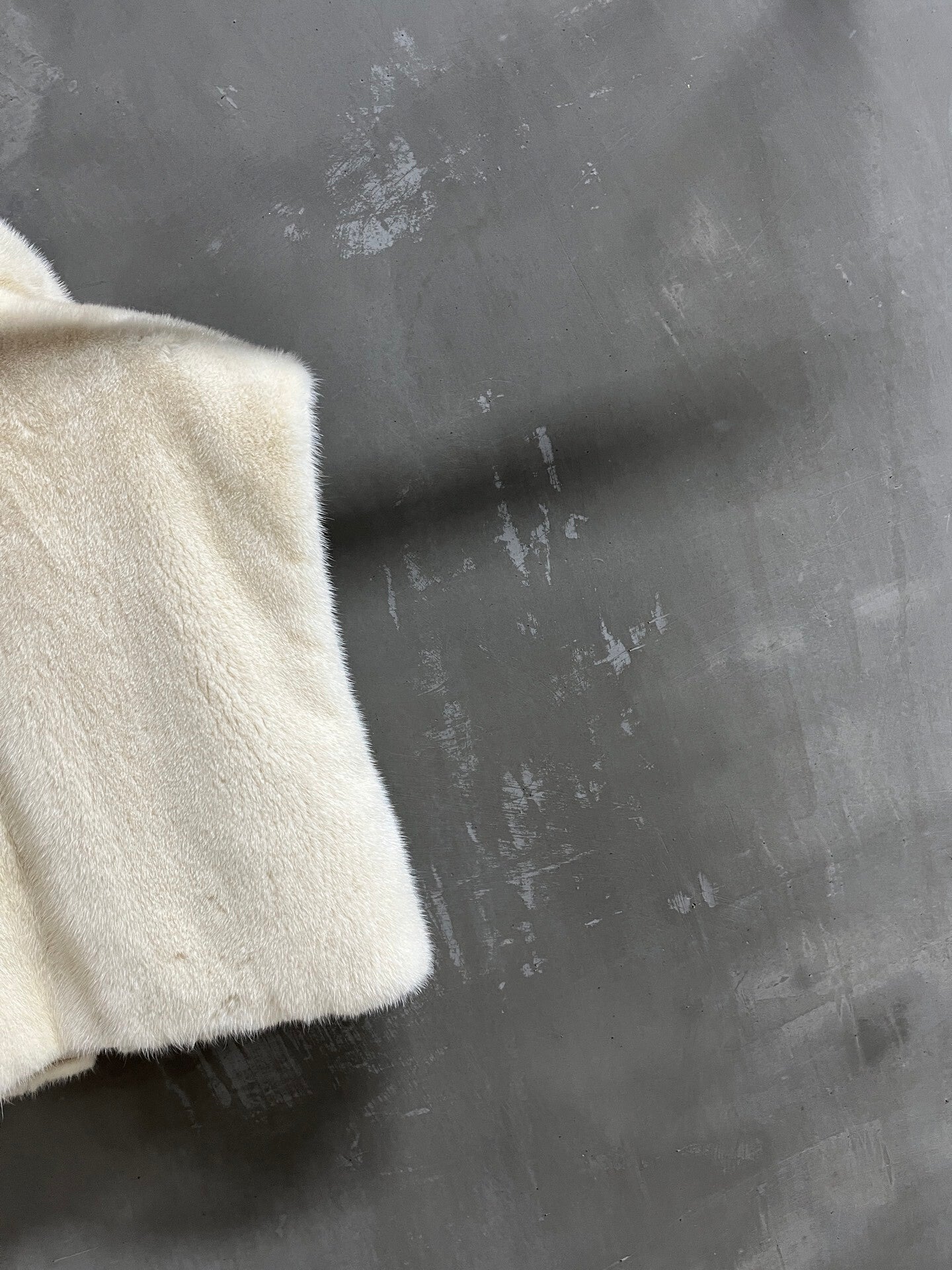 FAUX FUR ZIP-UP VEST WITH HIGH COLLAR