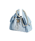 DENIM CHAIN TOTE BAG