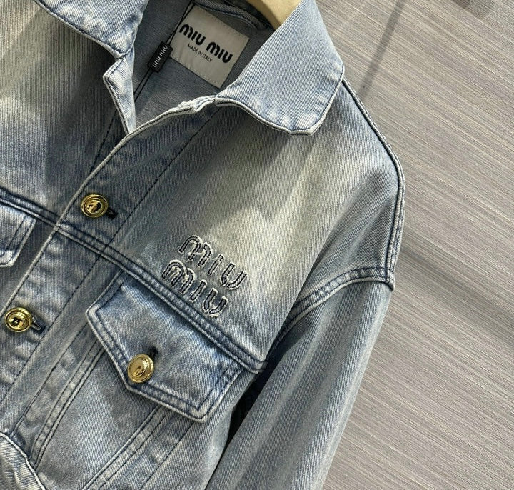 CROPPED DENIM JACKET