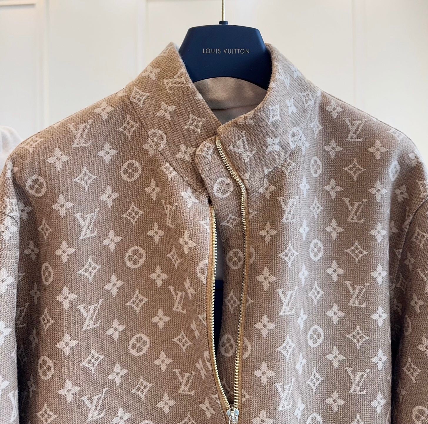 MONOGRAM ZIP-UP JACKET