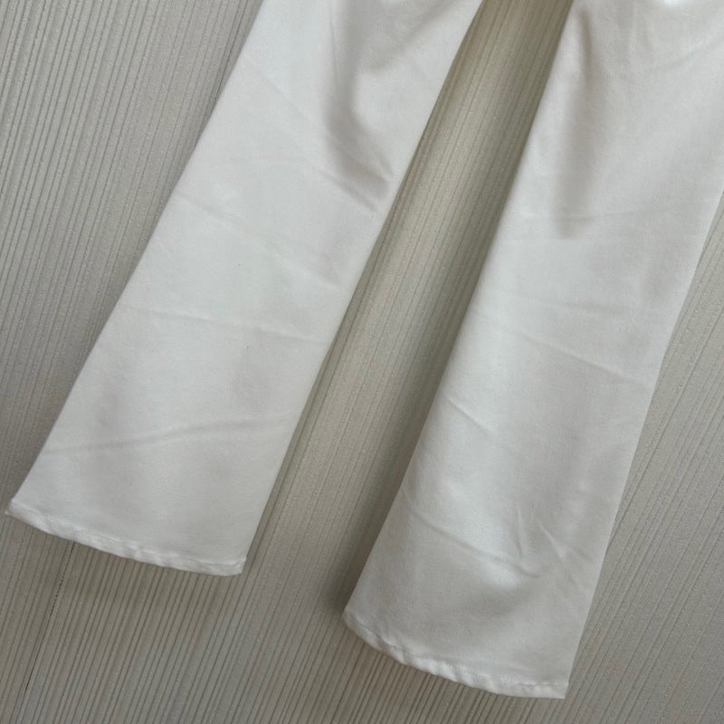 HIGH-WAIST FLARE PANTS