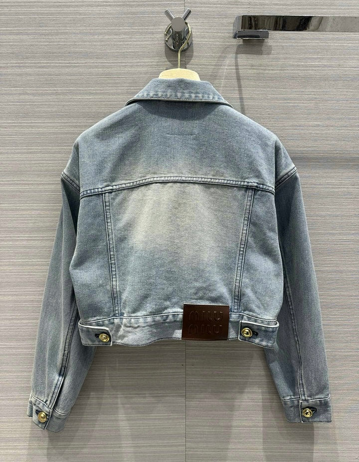 CROPPED DENIM JACKET