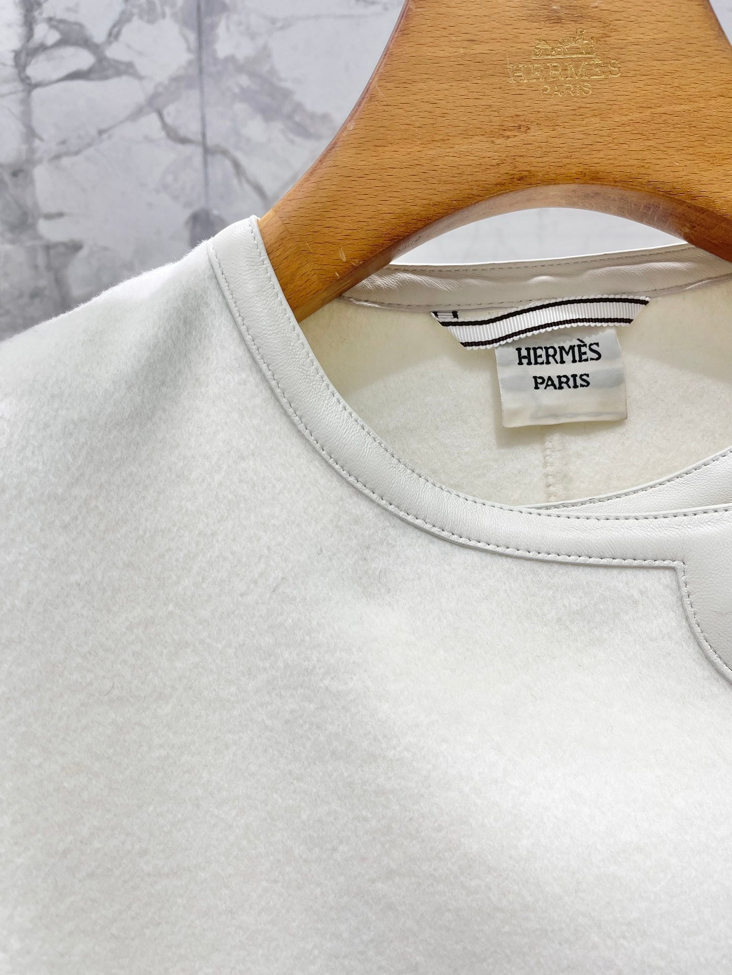 ASYMMETRIC WOOL-BLEND CROPPED JACKET