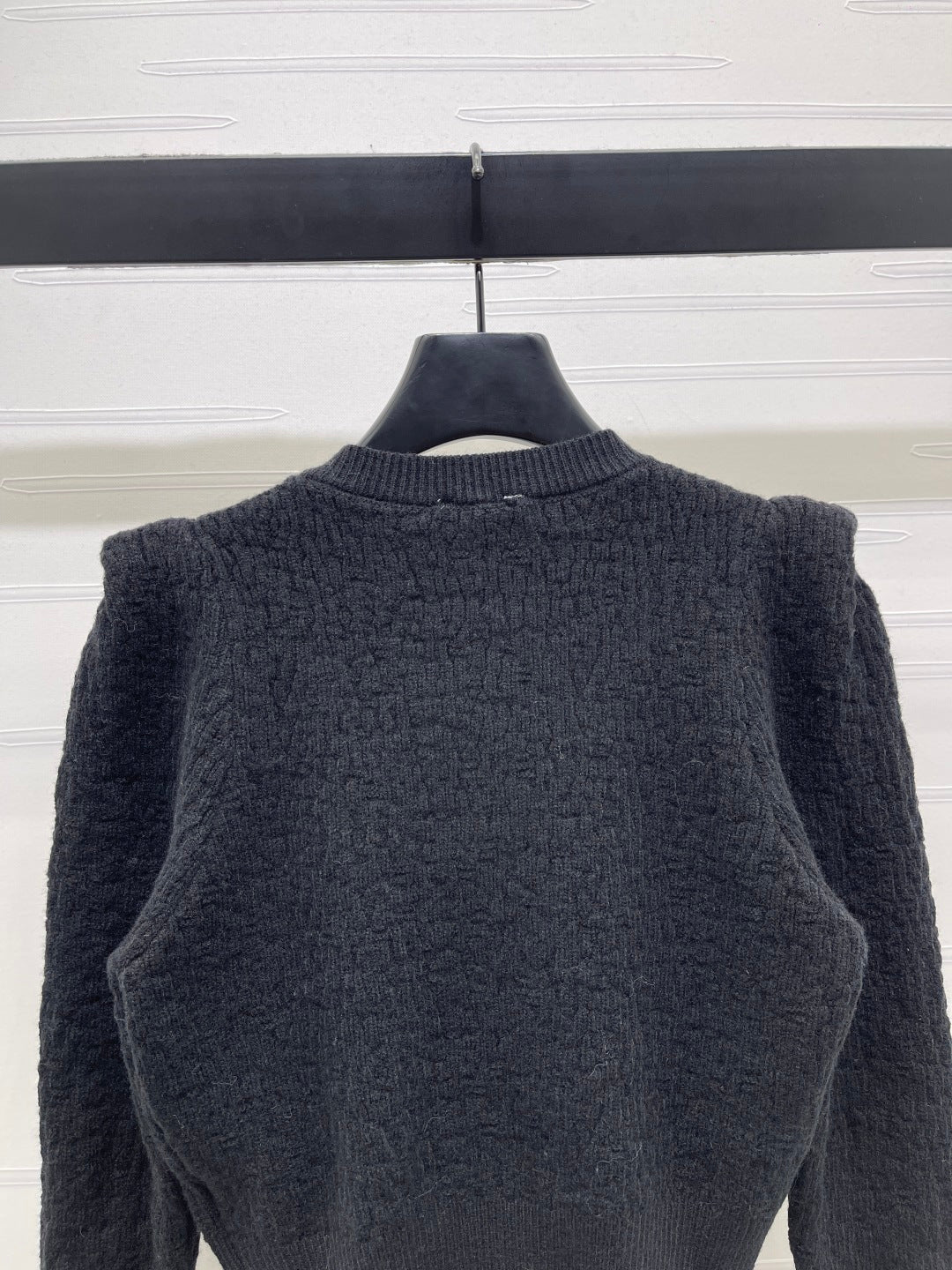EMBELLISHED BUTTON KNIT CARDIGAN