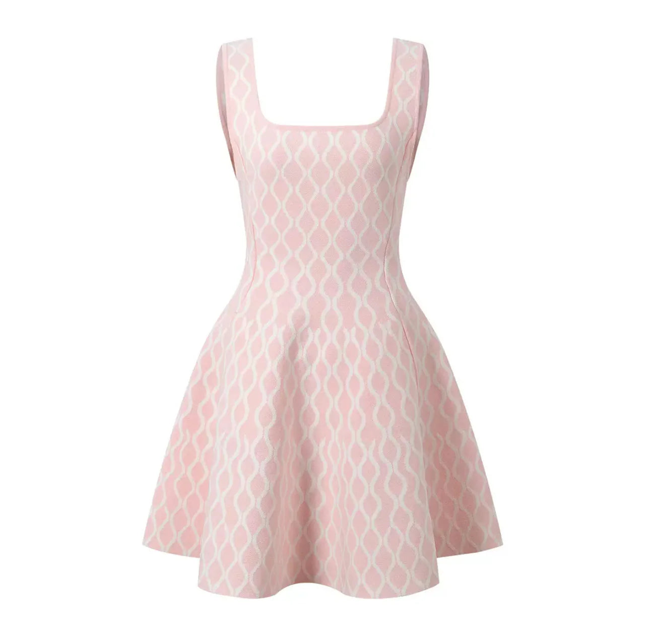 JACQUARD SKATER DRESS
