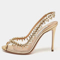 CRYSTAL SLINGBACK HEELS