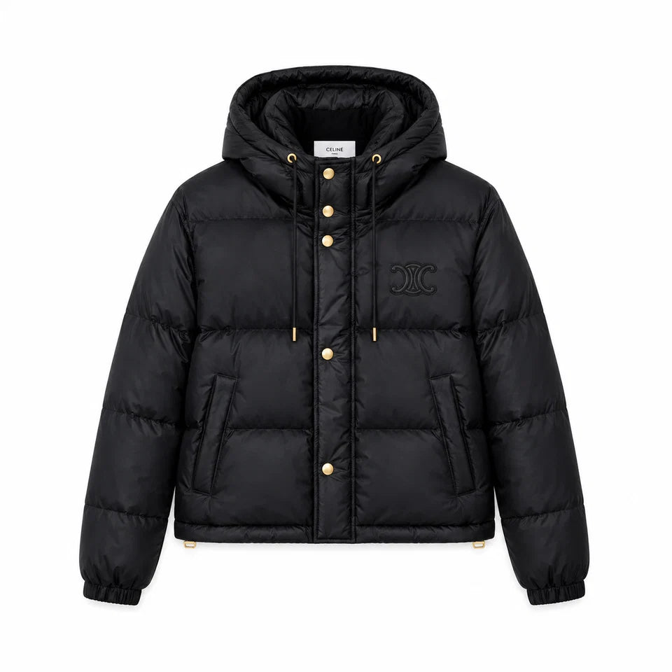 HOODED PUFFER JACKET