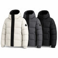 QUILTED HIGH COLLAR PUFFER