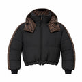 MONOGRAM HOODED PUFFER JACKET